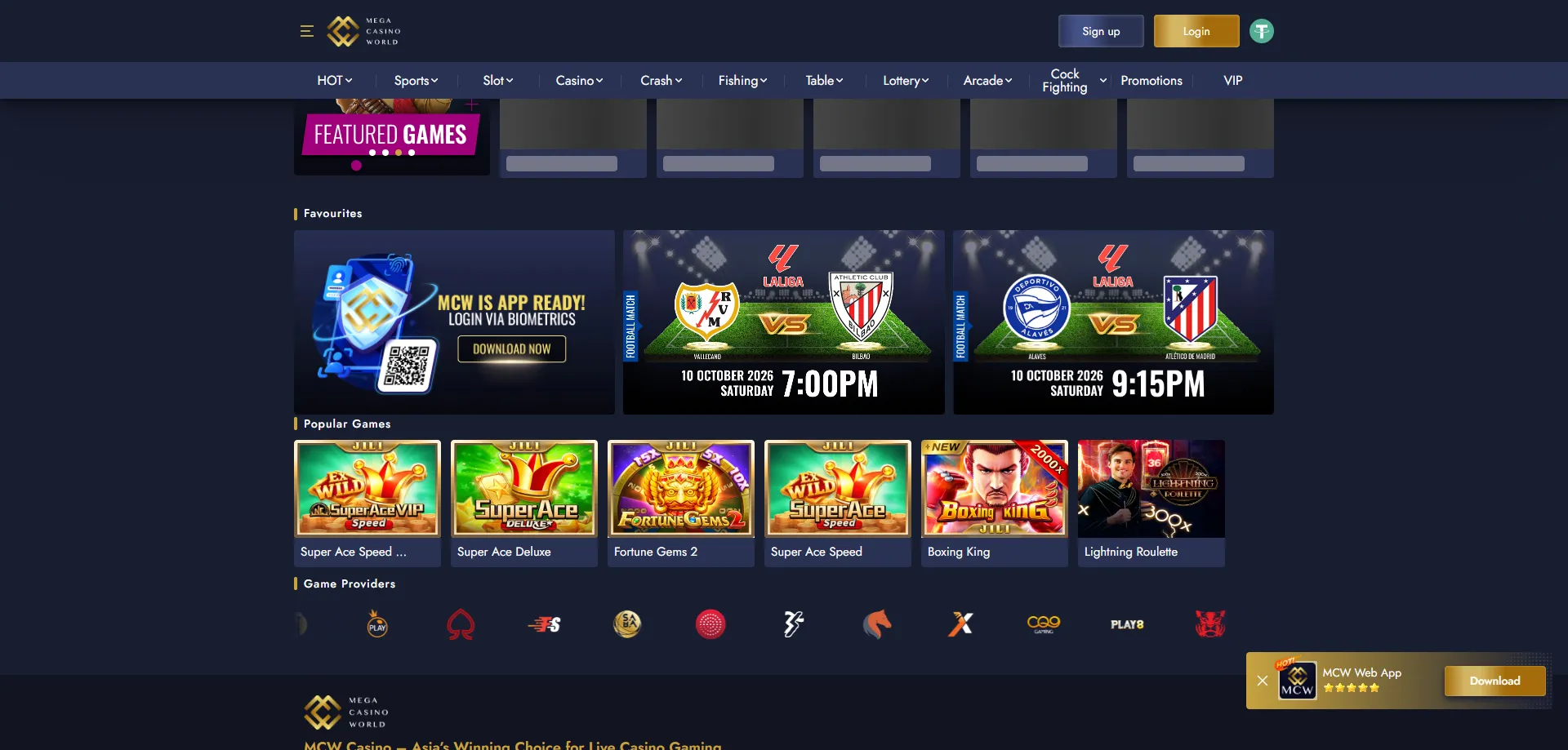 MCW casino Bangladesh sports betting – cricket and football odds