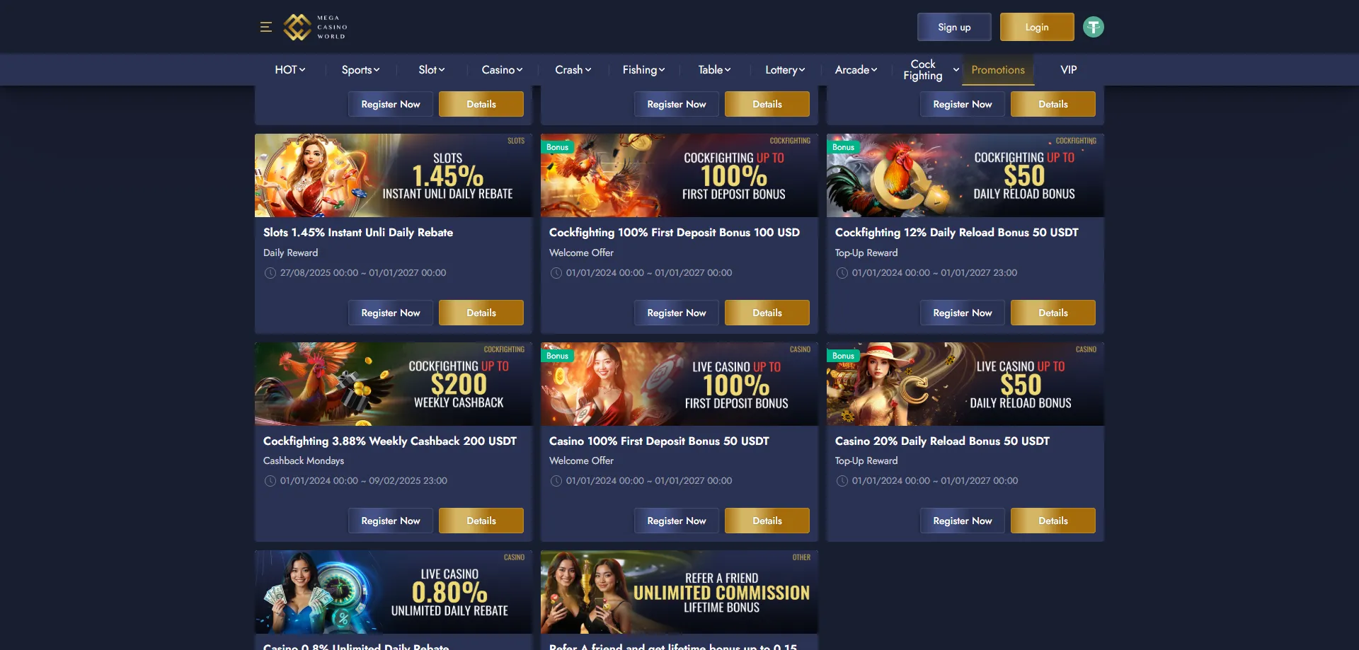 MCW Mega Casino World bonus offers – welcome bonus 150% Bangladesh